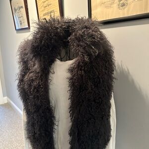 Faux Fur Black Vest